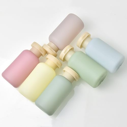 Travel Shampoo Bottles for Toiletries, Leak Proof Travel Size Toiletries Bottle Containers for Shampoo and Conditioner, Reusable Squeeze Bottles, Essentials Accessories (Garden Series, 3.4oz, 4Pcs) - color: Garden Series
