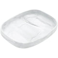 Bumkins Toddler and Baby Suction Plate, Silicone Grip Dish Large Tray for Big Kids, Fits Most Highchairs, Essential Children Feeding Supplies, Non Skid Sticky Bottom, Platinum Silicone, Marble - color: A6 Marble-GT