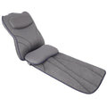 Extra Long Thick Full Body Bath Pillow for Tub with Lumbar Pillow- Luxury 4D Air Mesh Bathtub Pillow with Head, Shoulder & Back Support, Non-Slip Bath Cushion with Suction Cups (Gray) - color: Gray