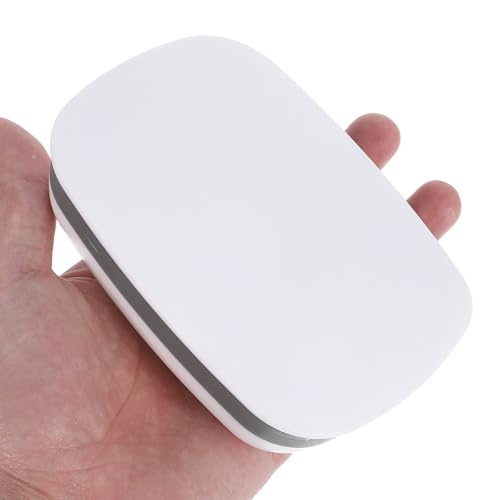 NUOBESTY Travel Soap Holder Case with Cover and Sponge, Leak-Proof Portable Soap Box for Travel, Camping, Gym, Small White Silicone Seal, 2 Sets