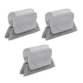 Runsgo Window Track Cleaner, Handheld Cleaning Brush Set, for Window Slides Grooves, Tile Grout Lines, Shutter Slats, Car Ac Vents & Narrow Gaps (Gray 3pcs) - color: Gray 3pcs
