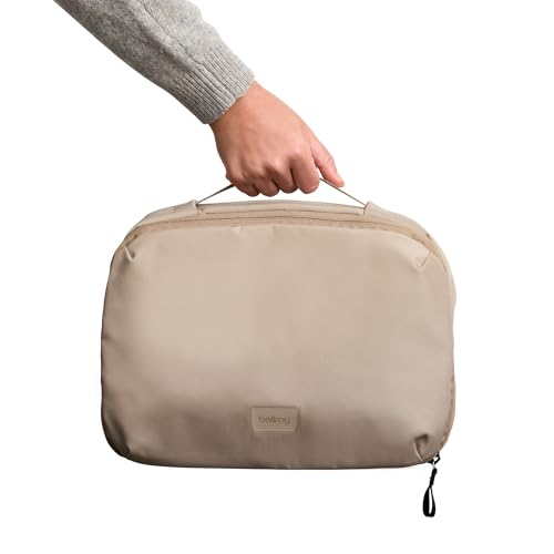 Bellroy Hanging Toiletry Kit Plus (8 Liter Travel Hanging Toiletry Bag) - Stone - color: Stone