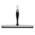 iDesign Bathroom Shower Squeegee, Black/Chrome | Wall Hook Included - color: Black/Chrome, style: Pack of 1