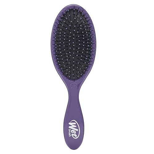 Wet Brush Original Detangler Hair Brush, Amazon Exclusive Purple - Ultra-Soft IntelliFlex Bristles - Detangling Hairbrush Glides Through Tangles For Wet, Dry & Damaged Hair - Women, & Men - color: Amazon Purple, size: 1 Count (Pack of 1)