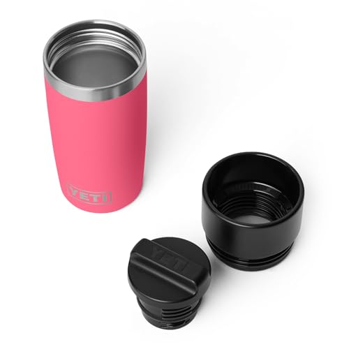 YETI Rambler 12 oz Travel Bottle, Stainless Steel, Vacuum Insulated with Leakproof Commuter Cap, Tropical Pink - color: Tropical Pink, size: 12 Ounces