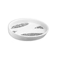 Zahari Home Sinatra Soap Dish Unique Design Stylish Bling Glass Mosaic Décor Soap Bar Holder, White - color: Sinatra White