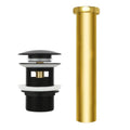 Free Standing Tub Drain Kit, Freestanding Tub Drain, Pop-up Freestanding Bathtub Drain Stopper, Compatible with Freestanding Bathtub Drain Rough-in Kit (Black) - color: Black
