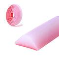 78 inches, 2 Meter self‑adhesive Cut Flexible Silicone Water Dam Retention Barrier Shower Threshold Strip Anti-leak wet and dry separation Suitable for Bathroom & Kitchen (Transparent 78.7") - color: Transparent