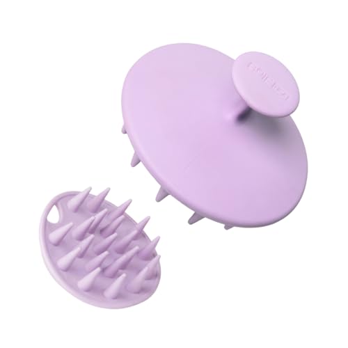 Boie USA Scalp Scrubber - Exfoliating Shampoo Brush, Soft Bristles for Dandruff and Buildup Removal - Gentle Scalp Massager Promotes Circulation - BPA- & Latex-Free, Made in The USA & Easy to Clean