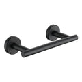 JQK Black Toilet Paper Holder, Double Post Pivoting Tissue Holder Wall Mount, 304 Stainless Steel Hold Mega Rolls, TPH150-PB - color: Matte Black