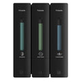 Shampoo and Conditioner Dispenser - Shower Soap Dispenser Wall Mounted No Drill - Shampoo Conditioner Body Wash Dispenser 3 Chamber - Easy Install for Bathroom Hotel Black 1200ml - color: Black 3