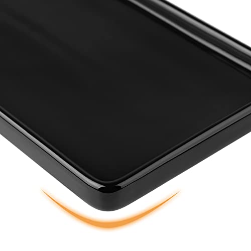 Gurygo 6" Bathroom Trays - Ceramic Vanity Tray for Bathroom - Small Ceramic Tray - Kitchen Soap Trays for Kitchen Counter - Bathtub Organizer (Black) - color: Black Set/1, size: 6.3" x 3" x 0.6"
