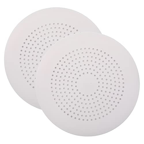 2 Pack Drain Hair Catcher Durable Silicone Hair Stopper Shower Drain Covers Easy to Install and Clean Suit for Bathroom Bathtub and Kitchen （White） - color: New White 2pack