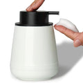 Ceramic Soap Dispenser 13oz,Hand Wash Soap Dispenser (Foam Dispenser White) - color: Foam Dispenser White