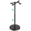 Toilet Paper Holder Stand Adjustable, Freestanding Tissue Roll Holder for Bathroom, Pivoting Design, Durable SUS 304 Stainless Steel and Weighted Base Toilet Paper Stand, Storage (Matte Black) - color: Matte Black