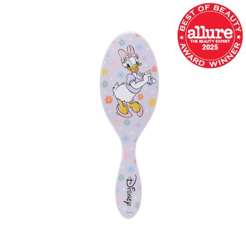 Wet Brush Original Detangling Hair Brush, Hello Disney Daisy Duck - Ultra-Soft IntelliFlex Bristles - Detangler Brush Glide Through Tangles With Ease For All - For Women, Men, Wet & Dry Hair - color: Daisy
