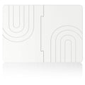 Luxspire Stone Bath Mat, Quick Drying Diatomaceous Earth Bath Mat for Bathroom, Large Bathroom Rug Non Slip, Water Absorbing Shower Pad, Stone Drying Pad for Kitchen Counter, 24 x 16 in, White - color: D-white