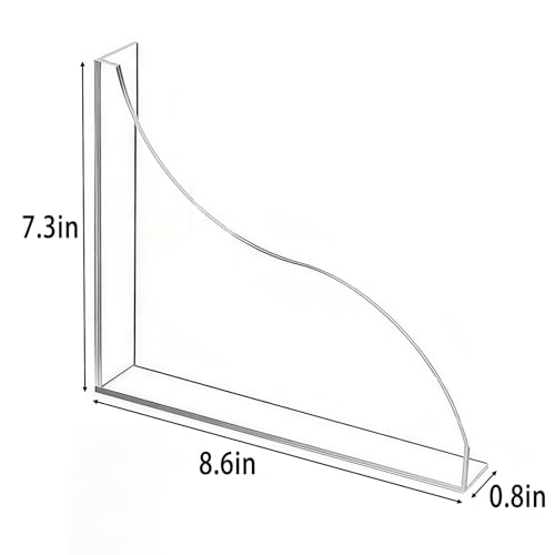 2 Pcs Bathtub Water Guards, Removable Shower Splash Guard for Tub with Fine-Adjustment Angle, Acrylic Water Blocker for Bathroom, Kitchen Sink, Keeps Water in Shower