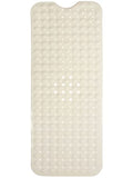 ENKOSI Bath Mat - Large Non Slip Bathtub & Shower Mat - Extra Long 40 x 16 Inch Bathroom Mats for Tub Nonslip Anti Slip Bathmats (40x16 Pearl White 1-Pack) - color: Pearl White