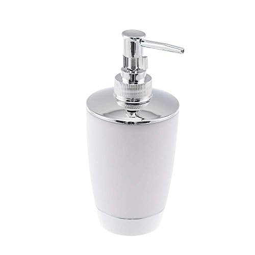 6Pcs Bathroom Accessory Tumbler Toothbrush Holder Bin Soap Dish Dispenser (White) - color: White