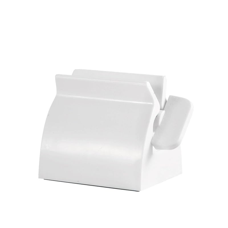 Uncharged Rolling Toothpaste Squeezer Dispenser Effortless and Space-Saving Way to Dispense Toothpaste（White） - color: White