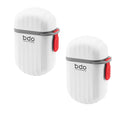 Soap Holder, 2-Pack Travel Soap Container with Lid, Portable Leak-Proof Soap Box for Bathroom Camping Travel Gym