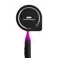 UV Toothbrush Sanitizer Holder, Toothbrush Sanitizer and Holder Cover Caps with Fan Drying, Rechargeable Portable Toothbrush Cleaner Case Fits Most Electric and Manual Toothbrushes (Black) - color: Black