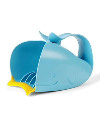 Skip Hop Baby Bath Rinse Cup MOBY Tear-Free Waterfall Rinser Blue Age 0+ - style: Moby Rinser Blue