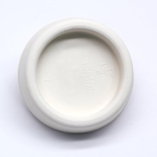 Bonsicoky Rubber Drain Stopper, 1-1/2 to 1-5/8 Inch, White, 2 Pcs | Bathtub Drain Plug, With Hanging Ring, For Kitchen and Bathroom, Bathroom Sink Stopper - size: 1-1/2 Inch to 1-5/8 Inch