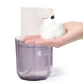 Automatic Foaming Soap Dispenser, 4-Level Touchless Hand Soap Dispenser, USB-C Rechargeable, Wall Mount or Countertop, 13.5oz/400ml, for Bathroom, Kitchen, Office, Hotel, White