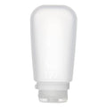humangear GoToob+ (XL) | Refillable Silicone Travel Bottle | Locking Lid | Food-Safe Material | Clear, XL (6 fl.oz.; 177ml) - color: Clear, size: 6 Ounces