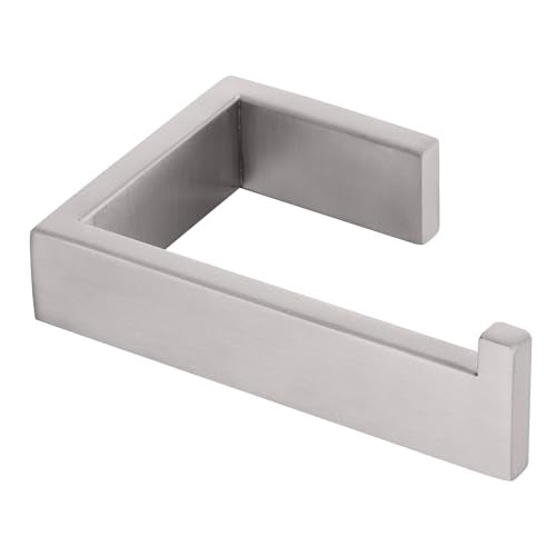 KOKOSIRI Toilet Paper Holder Brushed Nickel for Kitchen Bathroom Washroom Toilet Tissue Roll Paper Holder Wall Mount Stainless Steel B2009BR - color: Brushed Nickel