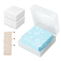 3 PCS Travel Soap Case for Dr Squatch Soap, Soap Holder Dish with Draining Pad, Portable Size Travel Essentials for Camping, Gym, Bathroom (Frosted Clear)