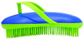 B106 Shower Head Brush/Exfoliator Shampoo Brush/Head Massager Scalp Stress Relax Shower Brush/Scalp Scrub Hair Brush Massager/Hair Massager for Hair Growth/Scalp Dandruff Brush Small Hair Brush - color: Green Sky