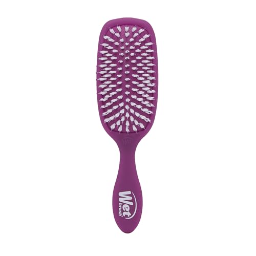 Wet Brush Smooth Styler Hair Brush, Purple Frost, Exclusive Ultra-soft IntelliFlex Bristles, Synthetic Boar Bristles, Shiny And Smooth, For All Hair Types, For Women, Men, Wet And Dry - color: Purple Frost, size: 1 Count (Pack of 1)