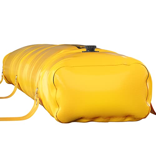Flood Barrier, Flood Bags, Sandbag Alternative, Water Barrier for Flooding with Great Waterproof Effect, Reusable PVC Water Diversion Tubes, Lightweight Flood Barriers for Home, Door, Garage - style: 12ft (L) *12(h)