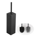 BVL Toilet Brush and Holder Set Black Freestanding for Bathroom - color: Matte Black