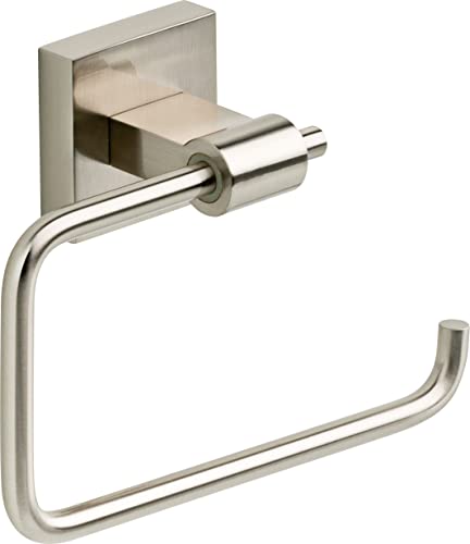 Franklin Brass Toilet Paper Holder | European Style | Satin Nickel | Wall Mount Single Post | Maxted Bathroom Accessories