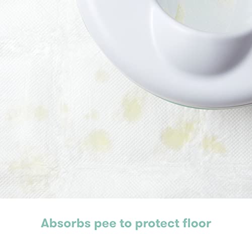 Frida Baby Potty Mess Mats, Disposable, Super-Absorbent Floor Pads for Easy Cleanup, 20 Count - size: 20 Count, style: Potty Mess Mats