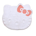 Hello Kitty Non-Slip Bathroom/Bedroom Area Rug, 34.75" x 30” Non-Slip Tufted Mat, (Officially Licensed Product) by Franco Collectibles - color: Hello Kitty - White & Pink