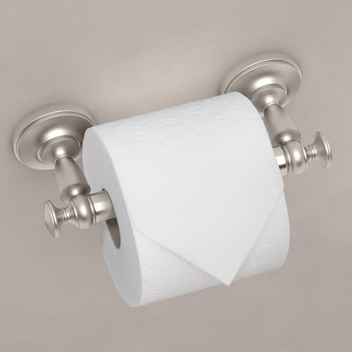 Gatco 4023B Tavern Standard Toilet Paper Holder, Satin Nickel - color: Satin Nickel, style: Double