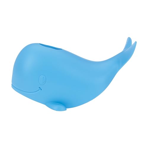 Nuby Bathtub Safety Spout Guard - Compatible with Most Standard Faucets - Bath Toys - Whale - style: Whale