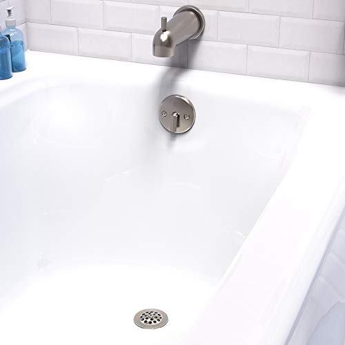 Keeney K5064DSBN Tarnish Free Bath Drain Strainer Dome Cover, Brushed Nickel