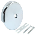 Chrome Single Hole Bathtub Drain Overflow Face Plate, 1 Pack | Single Hole Overflow Plate, With Screws, Tub Drain Cover, For Bathroom Household - style: Chrome-1 Hole