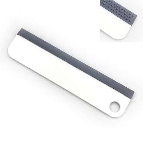 All-Purpose Mini Soft Rubber Window Squeegee Window Scrubber Scraper Glass Cleaning Squeegee Tool for Glass,Shower Door,Mirrors,Bathroom,Kitchen Countertops,Car Windshield (1)