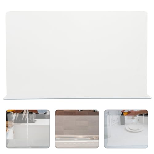 Alipis Shower Tub Water Splash Guard Splashproof Baffle for Bathroom Water Control Plastic Splash Guard for Bathtub Use Tub Protector for Splashing 11.81 X 7.00 X 1.96 in