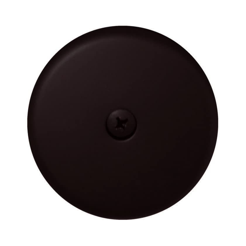 Westbrass Pull & Drain Sch. 40 PVC Bath Waste with One-Hole Top Elbow, Oil Rubbed Bronze, D49721-12 - color: Oil Rubbed Bronze, size: 1 Pack