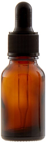 Vivaplex, Amber, 15ml, Glass Bottles with Glass Eye Droppers - 24 pk