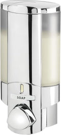 Better Living Products 76140-1 Aviva Wall Mount Soap and Sanitizer Dispenser, Chrome, 1-Chamber (Pack of 6) - color: Chrome, size: 1-Chamber (Pack of 6)