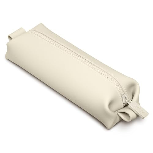 TOOLETRIES The Koby Dopp Kit Toiletry Bag – Mini 8.5" x 2.75" x 2", Sand | Compact silicone leak-resistant travel toiletry bag with a heavy-duty zipper that's easy to clean. - color: Sand, size: Mini 8.5” x 2.75” x 2”